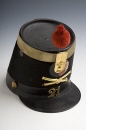 Copricapo militare (Schakot) con cappelliera